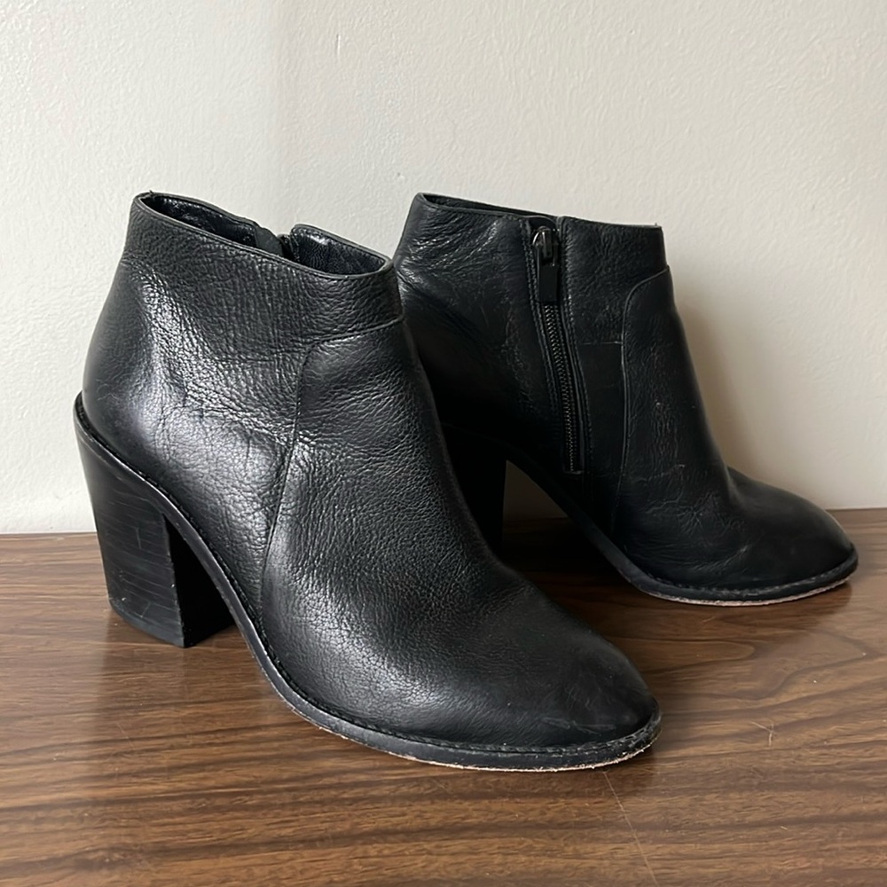 Loeffler Randall Leather Booties, 7.5